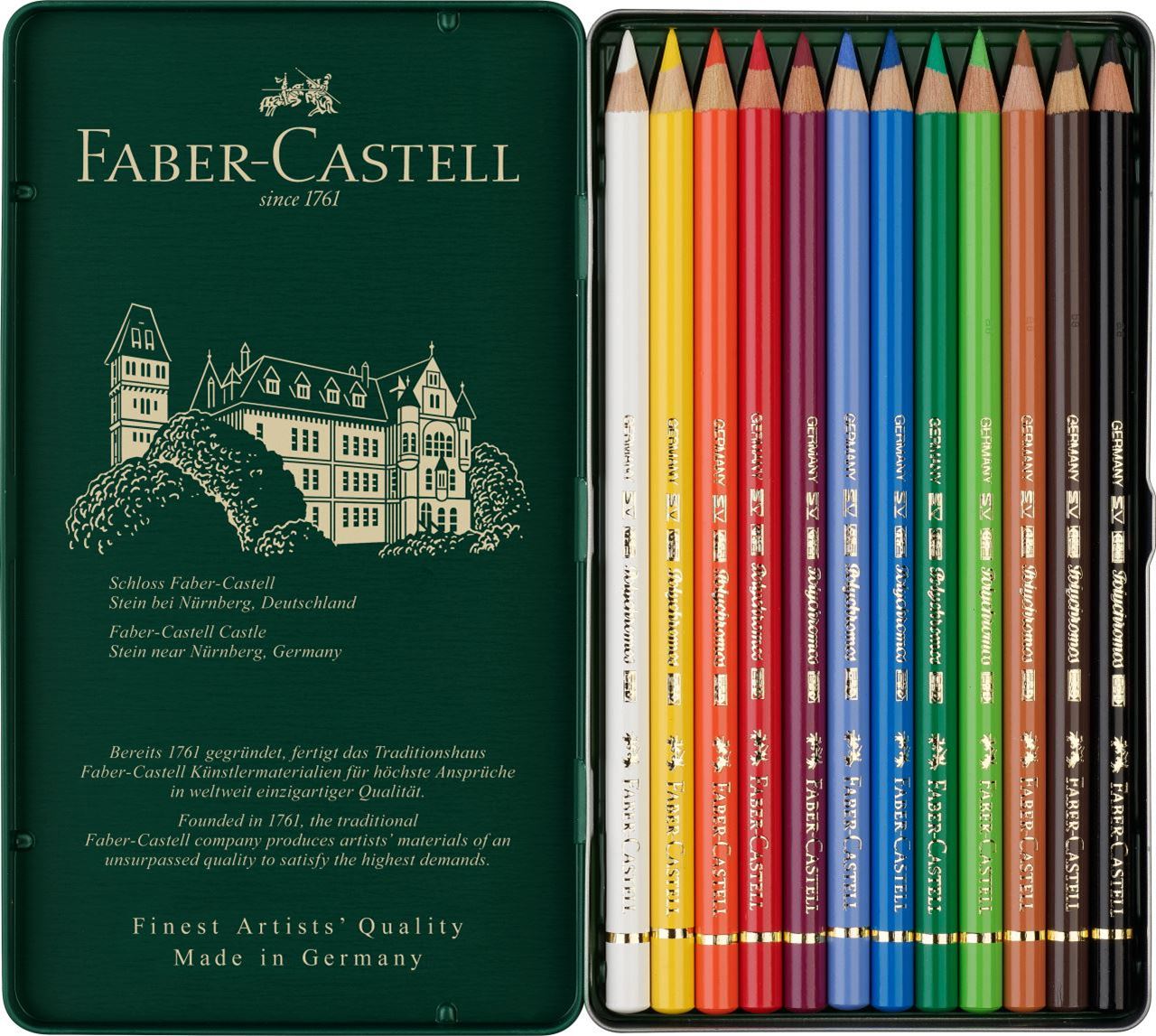 Polychromos Artists Pencil Set of 12