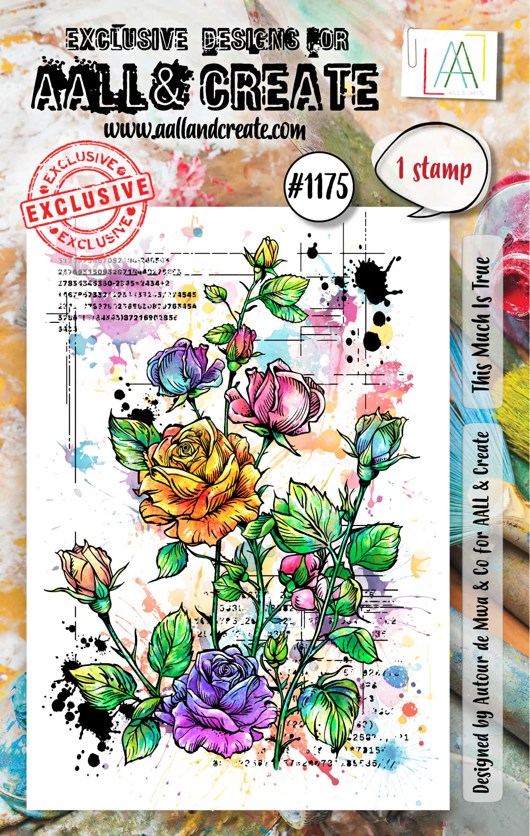 AALL & Create - This Much Is True A7 Stamp - TP-1175