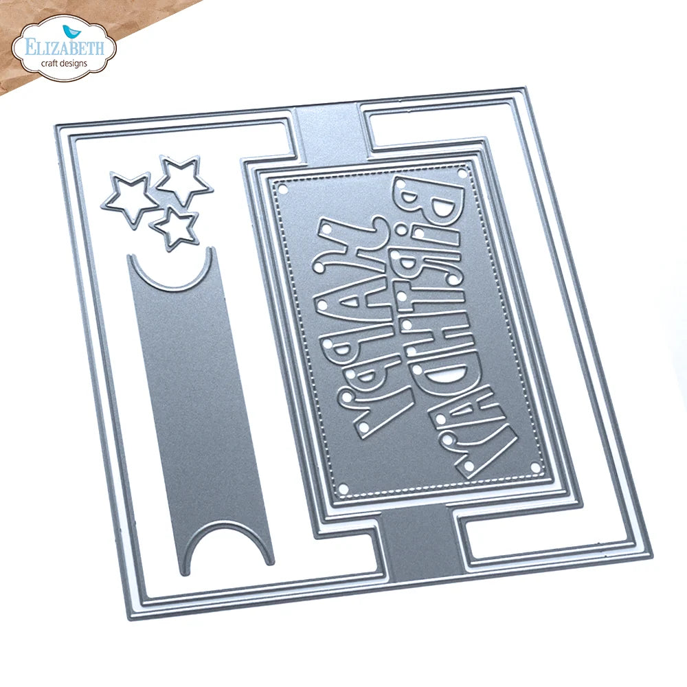 Elizabeth Craft Designs - Birthday Flip Card Die Set - 1980