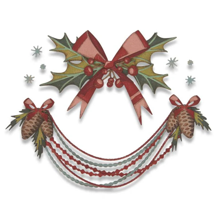 Sizzix Thinlits Die Set 10PK - Deck the Halls, Colorize by Tim Holtz - 664229