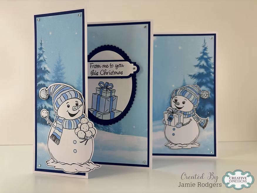 Snowy Scenes Paper Pad - 60 Sheets A4 140gsm by Jamie Rodgers Crafts