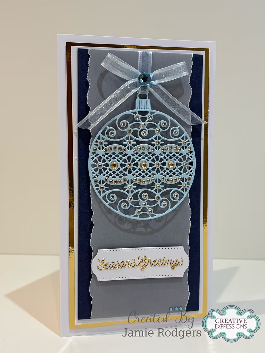 Bauble Craft Die Set - Dies To Dot Collection By Creative Expressions