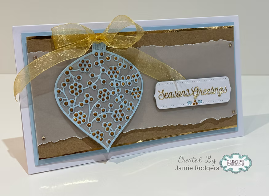 Bauble Craft Die Set - Dies To Dot Collection By Creative Expressions