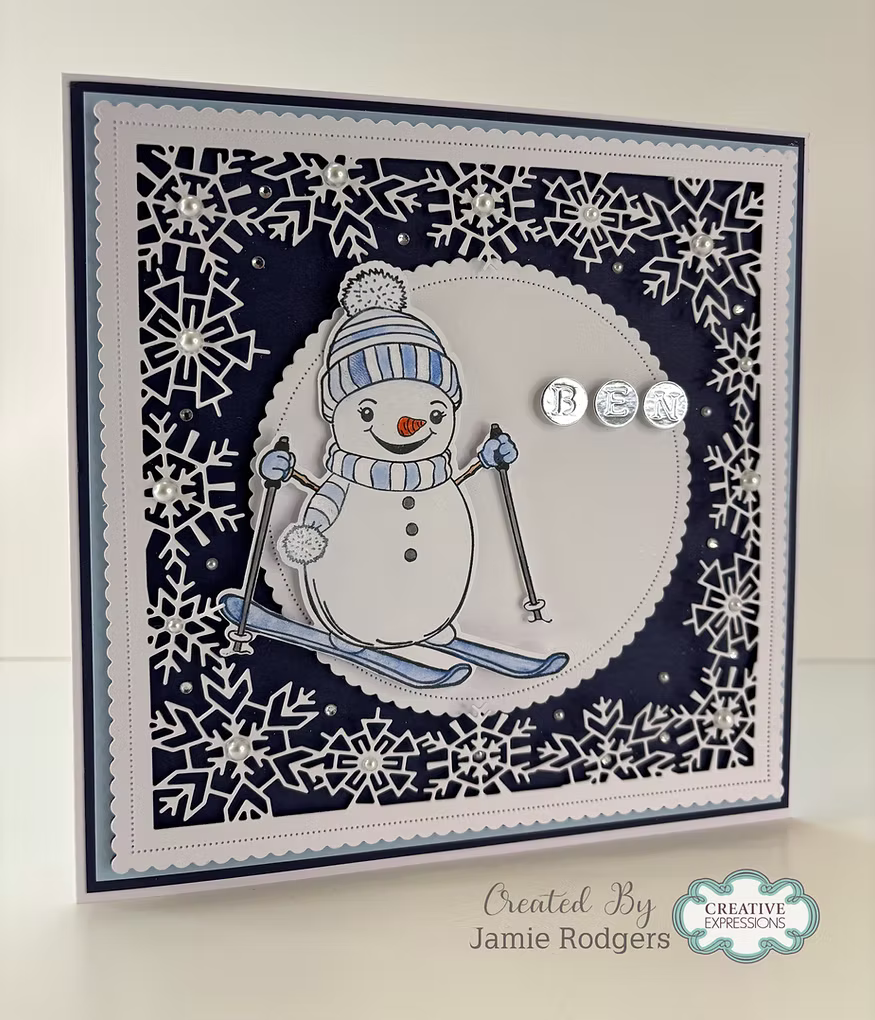 Square Snowflake Frame Die Set - Festive Collection By Jamie Rodgers Crafts