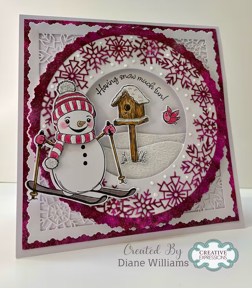 Circular Snowflake Frame Die Set - Festive Collection By Jamie Rodgers Crafts