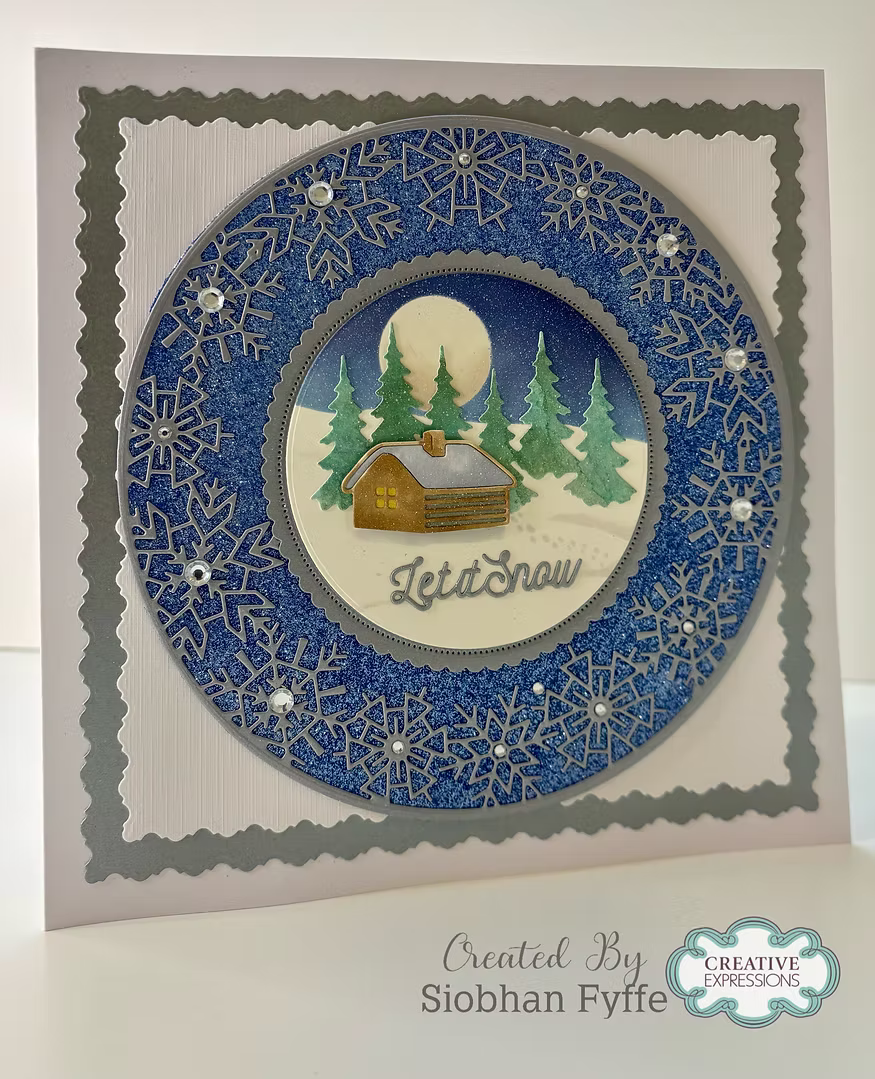 Circular Snowflake Frame Die Set - Festive Collection By Jamie Rodgers Crafts