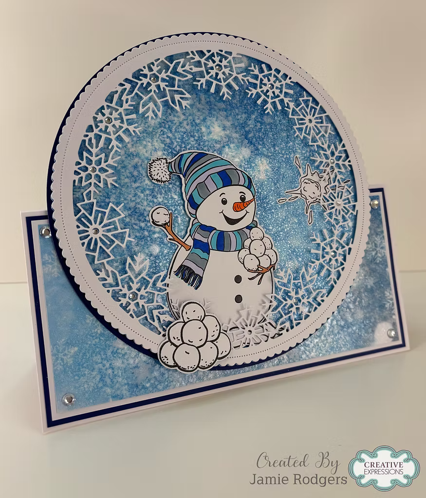 Snowy Scenes Paper Pad - 60 Sheets A4 140gsm by Jamie Rodgers Crafts