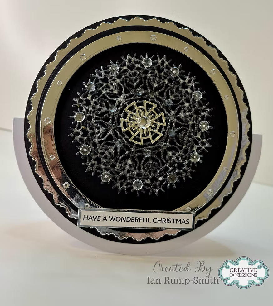 Circular Snowflake Frame Die Set - Festive Collection By Jamie Rodgers Crafts