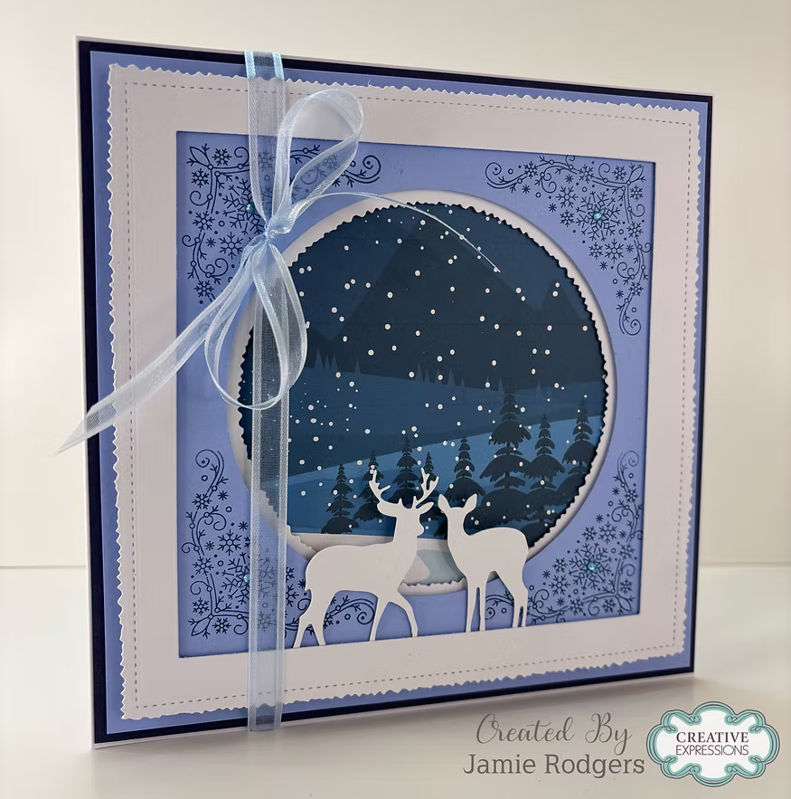 Snowy Scenes Paper Pad - 60 Sheets A4 140gsm by Jamie Rodgers Crafts