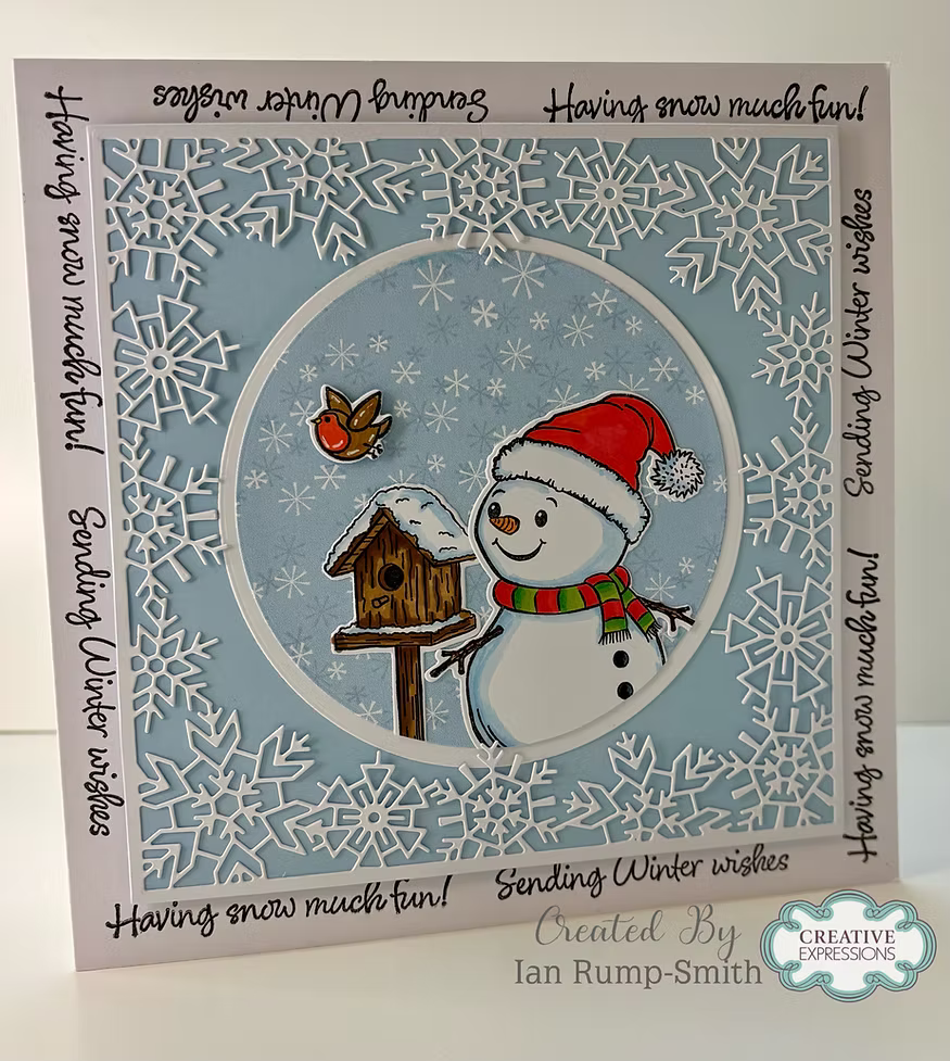 Square Snowflake Frame Die Set - Festive Collection By Jamie Rodgers Crafts