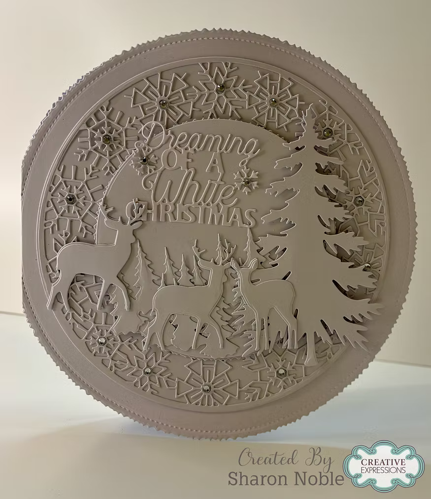 Circular Snowflake Frame Die Set - Festive Collection By Jamie Rodgers Crafts