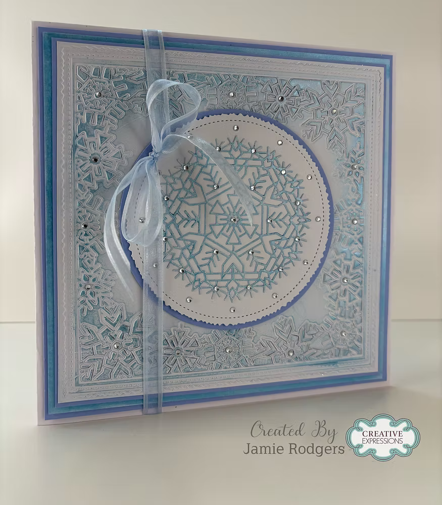 Circular Snowflake Frame Die Set - Festive Collection By Jamie Rodgers Crafts