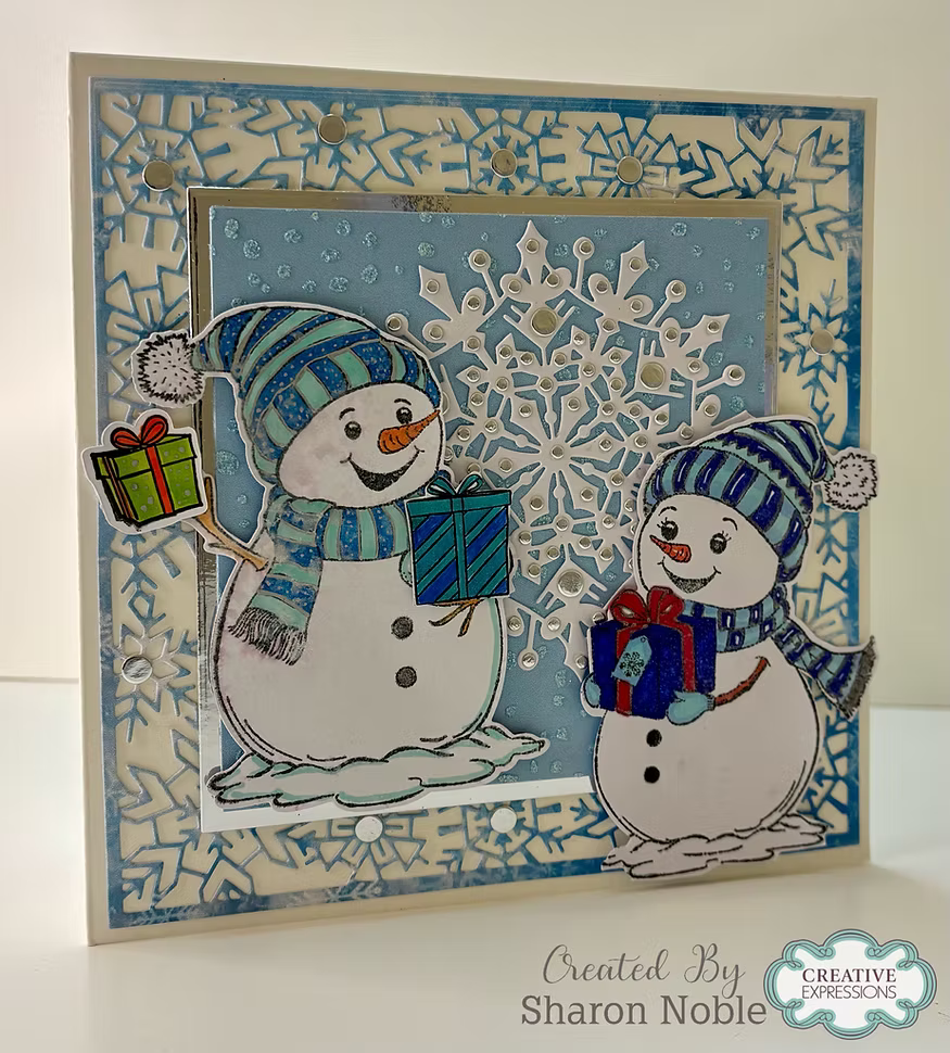 Square Snowflake Frame Die Set - Festive Collection By Jamie Rodgers Crafts