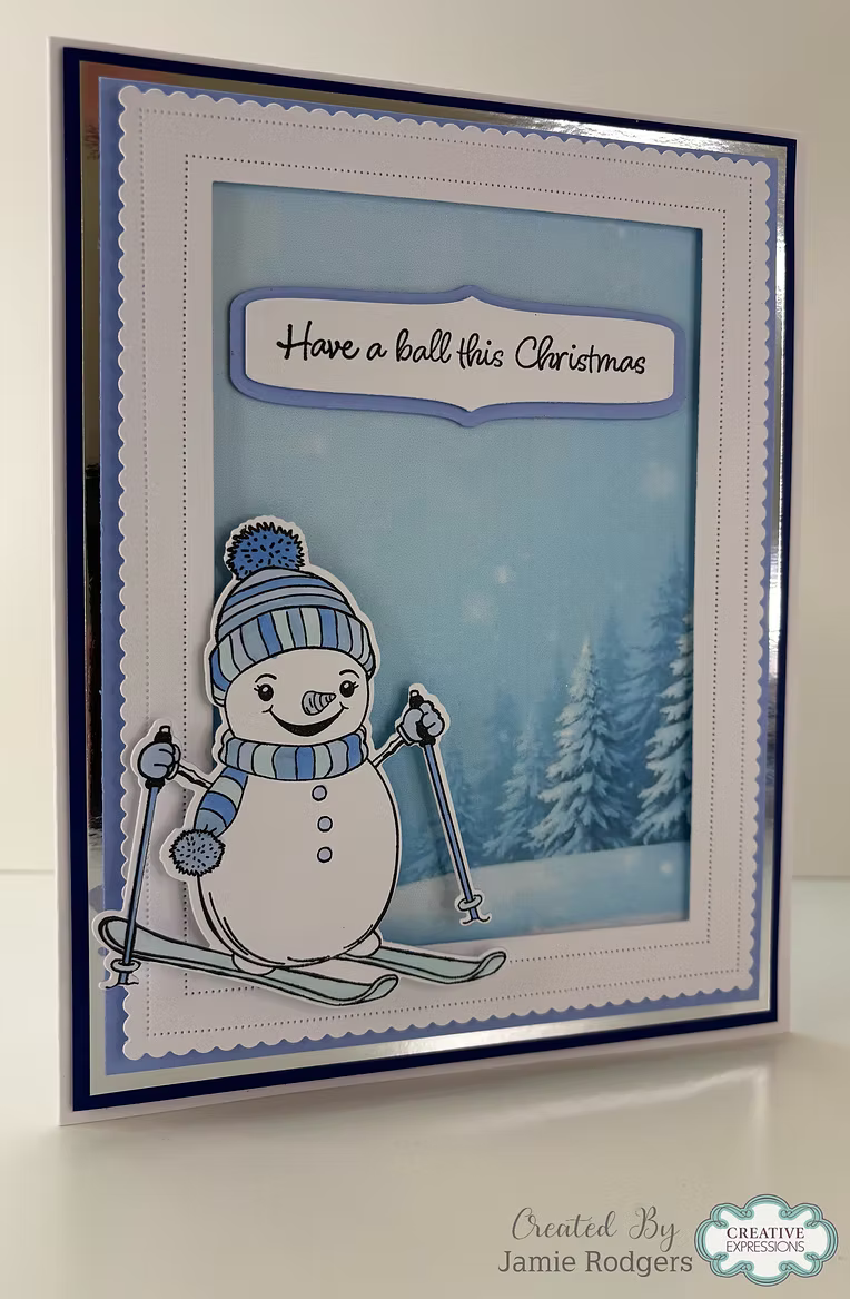 Snowy Scenes Paper Pad - 60 Sheets A4 140gsm by Jamie Rodgers Crafts