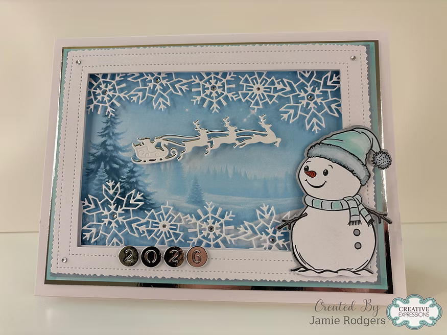 Snowy Scenes Paper Pad - 60 Sheets A4 140gsm by Jamie Rodgers Crafts