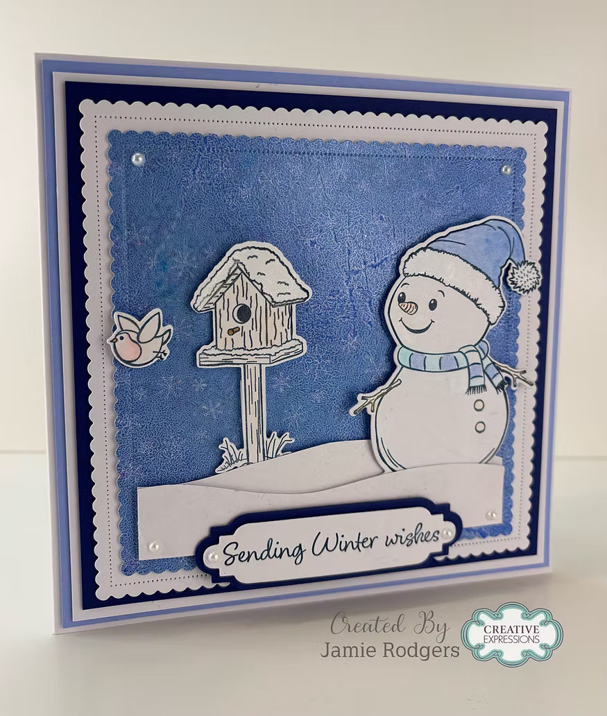 Snowy Scenes Paper Pad - 60 Sheets A4 140gsm by Jamie Rodgers Crafts