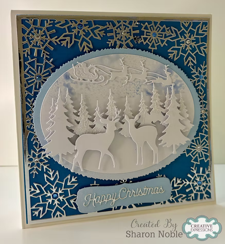 Square Snowflake Frame Die Set - Festive Collection By Jamie Rodgers Crafts