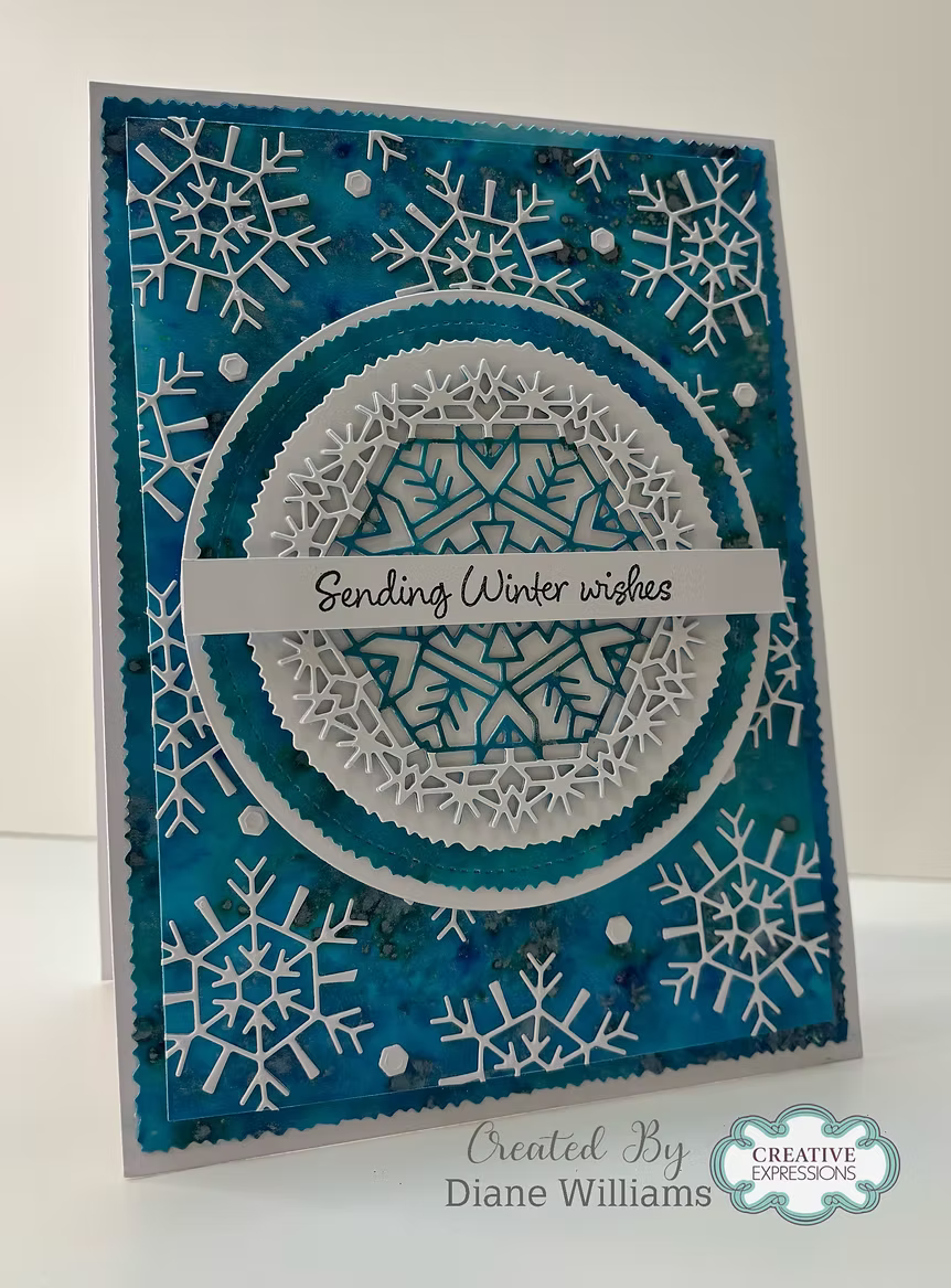 Circular Snowflake Frame Die Set - Festive Collection By Jamie Rodgers Crafts
