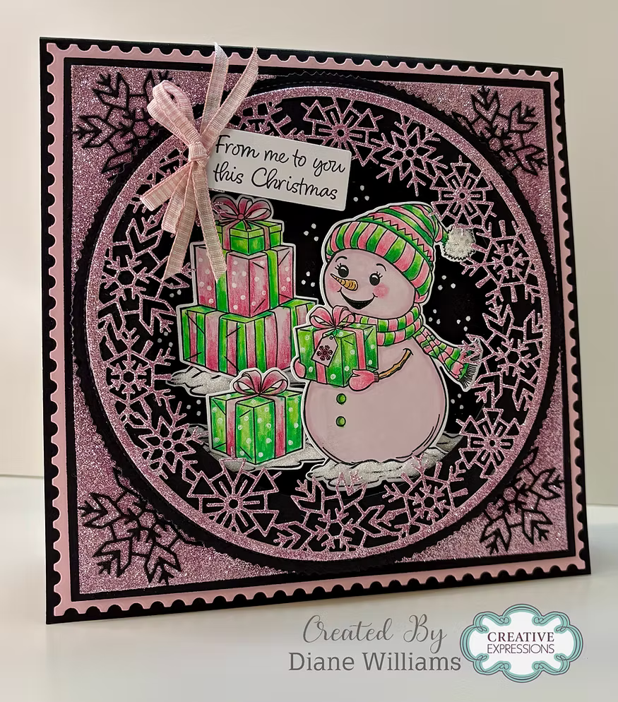 Circular Snowflake Frame Die Set - Festive Collection By Jamie Rodgers Crafts