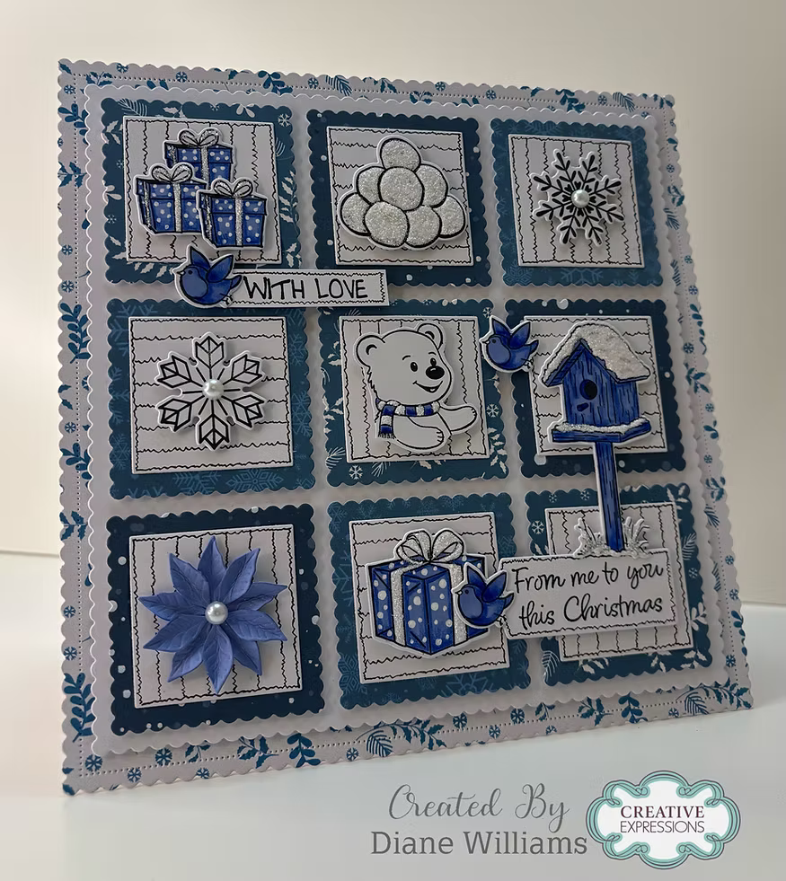 Snowy Scenes Paper Pad - 60 Sheets A4 140gsm by Jamie Rodgers Crafts