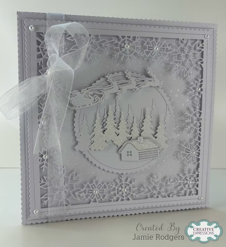 Square Snowflake Frame Die Set - Festive Collection By Jamie Rodgers Crafts
