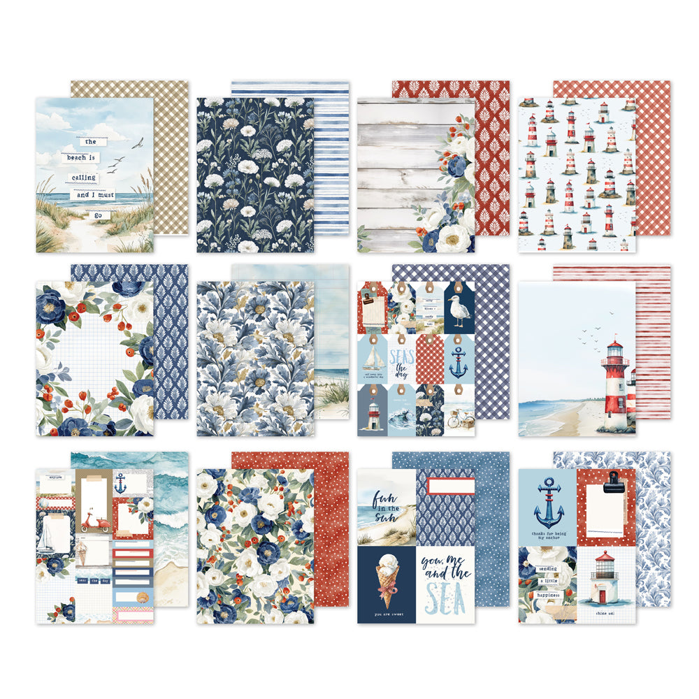 Simple Vintage Sand & Sea 6x8 Pad