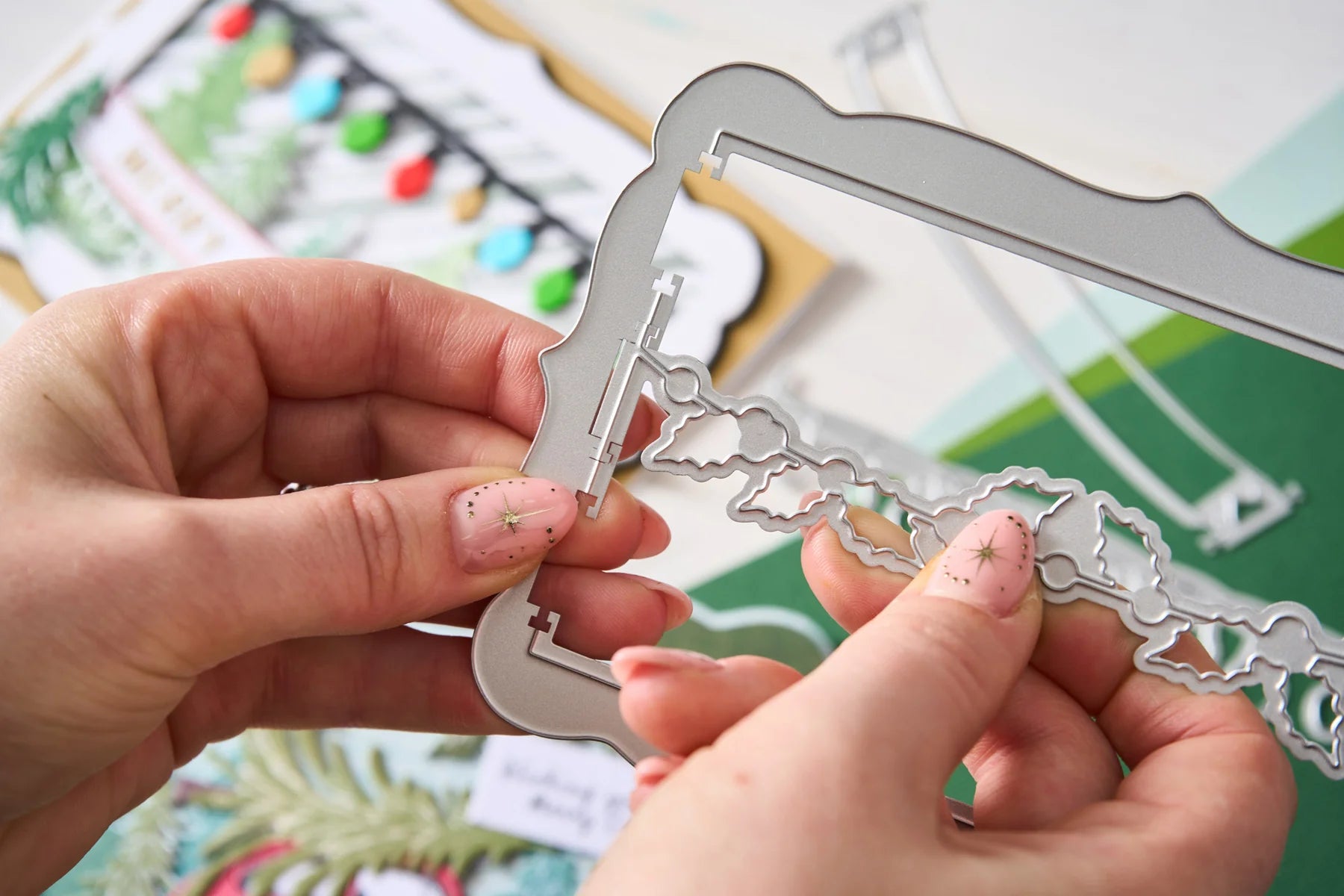 Sizzix Thinlits Die Set 15PK Snap and Swap - Merry Christmas by 49 and Market