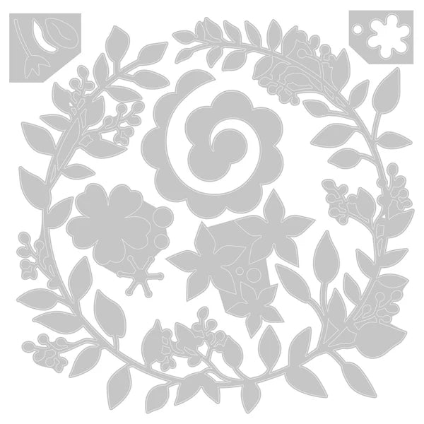 Sizzix Thinlits Die Set 6PK Wedding Wreath - SKU: 663862