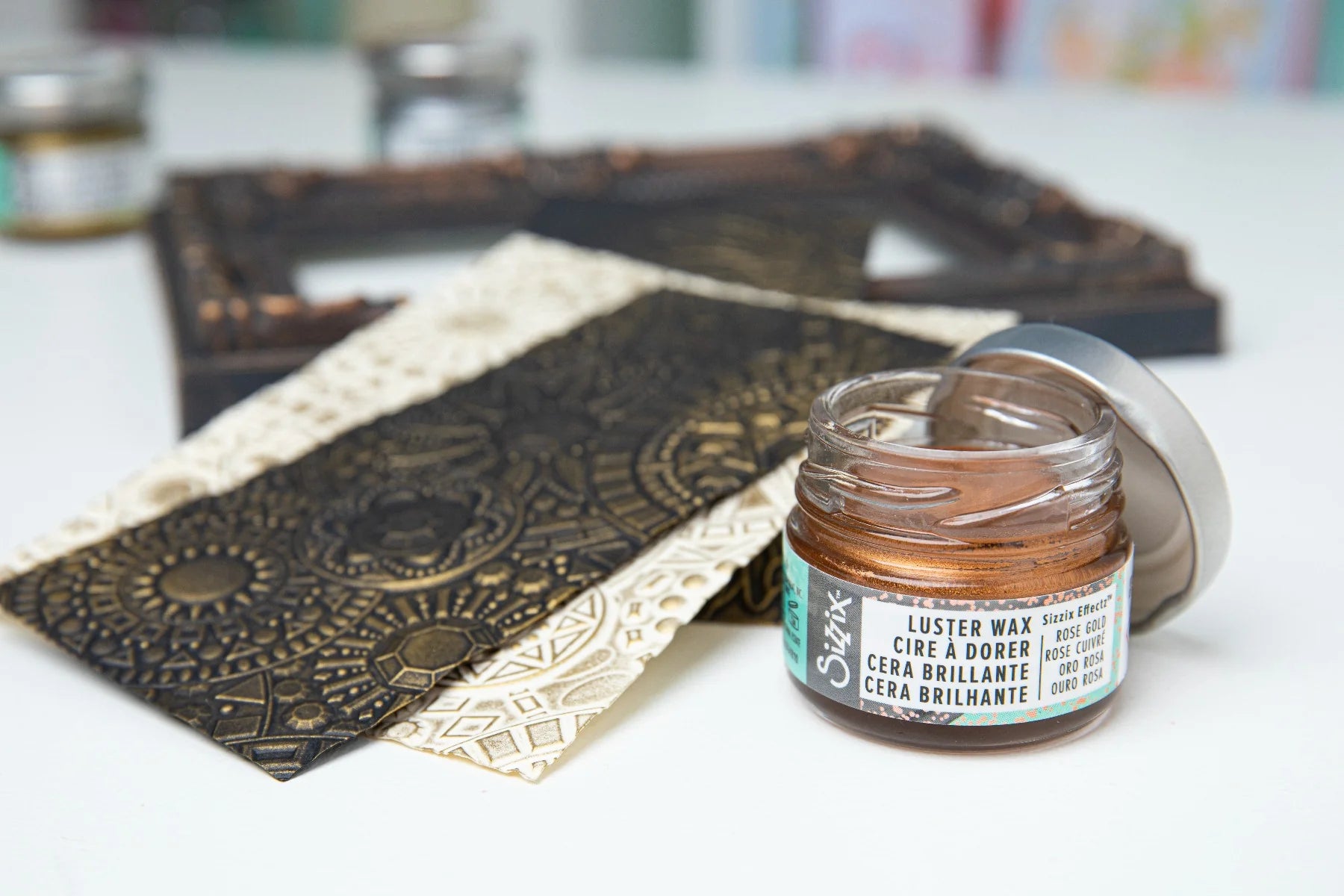 Sizzix Effectz - Luster Wax, Rose Gold, 20ml 664810