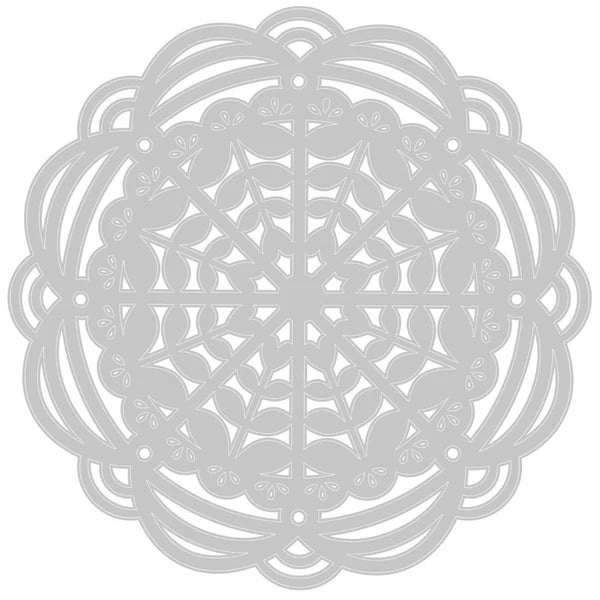 Sizzix Thinlits Die Heart - Mandala by Eileen Hull - SKU: 665587