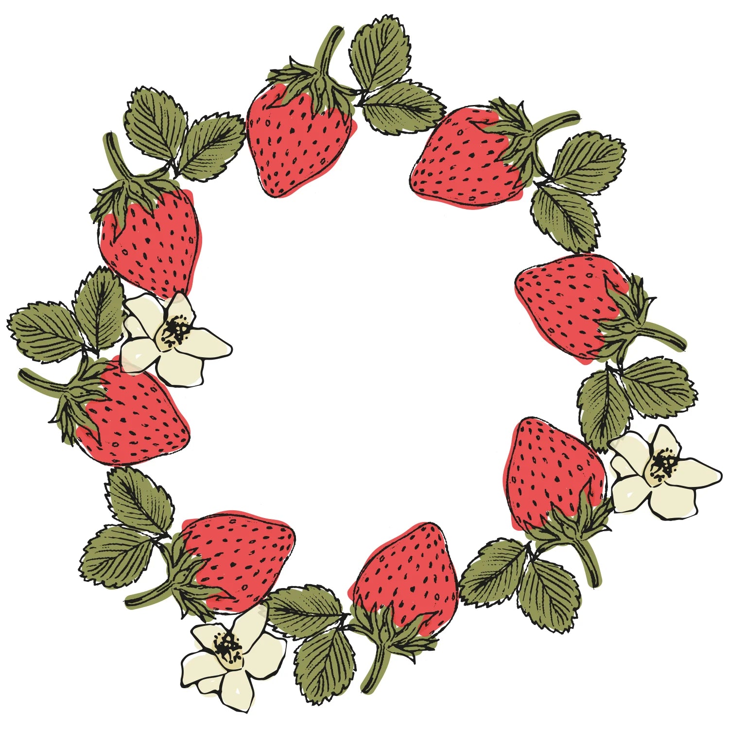 Sizzix Clear Stamps Set 19PK – Botanical Fruit By Lisa Jones - SKU: 666611