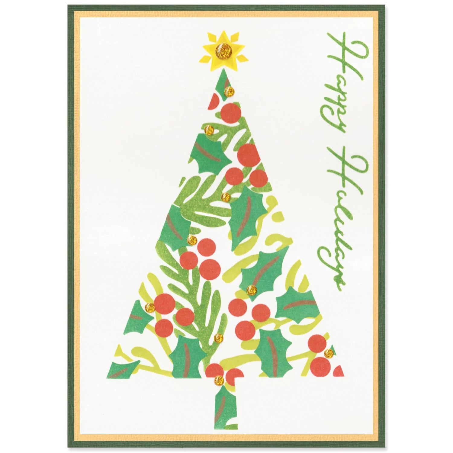 Sizzix A6 Layered Stencils 4PK - Cosmopolitan Christmas, Happy Holidays By Stacey Park - 666693
