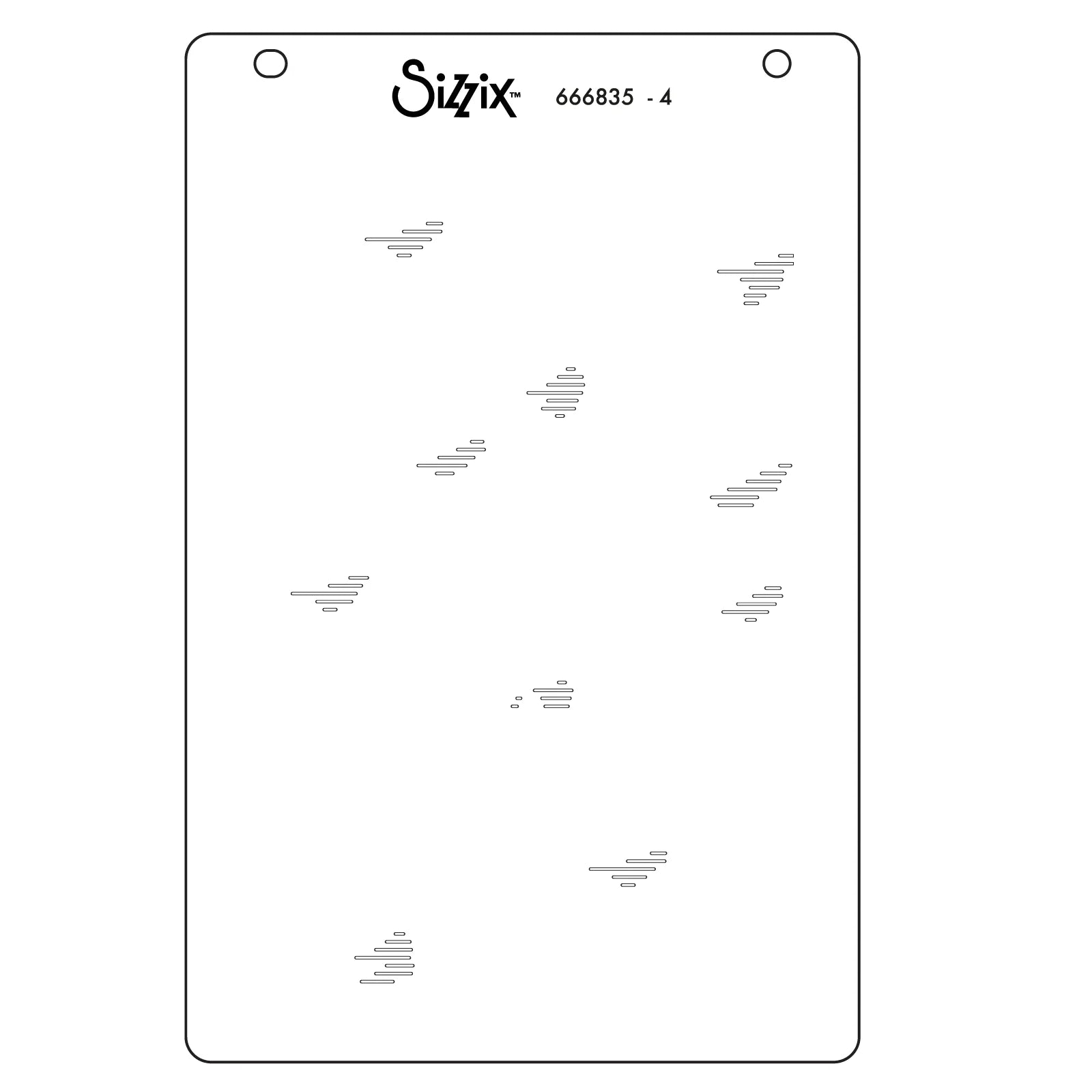 Sizzix A6 Layered Stencils 4PK - In the Clouds by Catherine Pooler - 666835