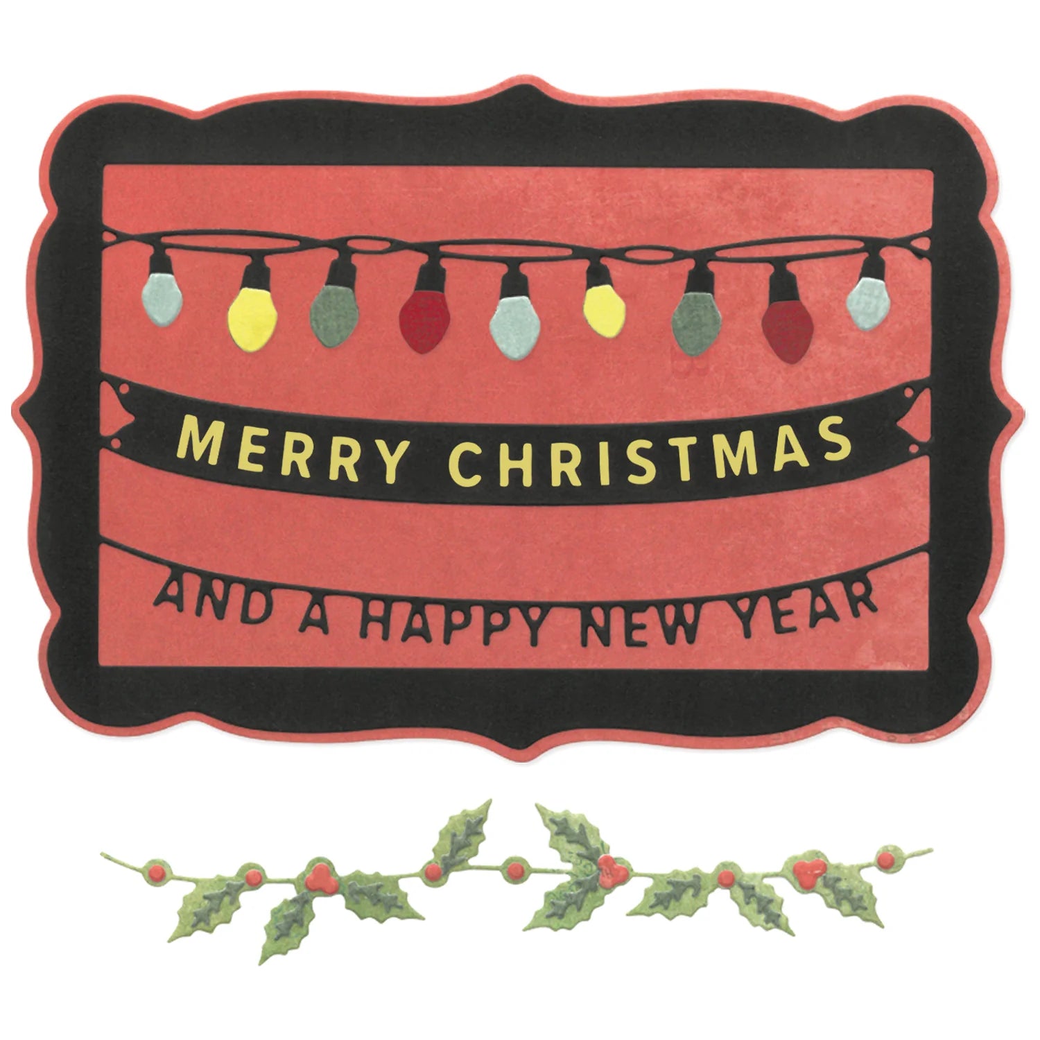 Sizzix Thinlits Die Set 15PK Snap and Swap - Merry Christmas by 49 and Market