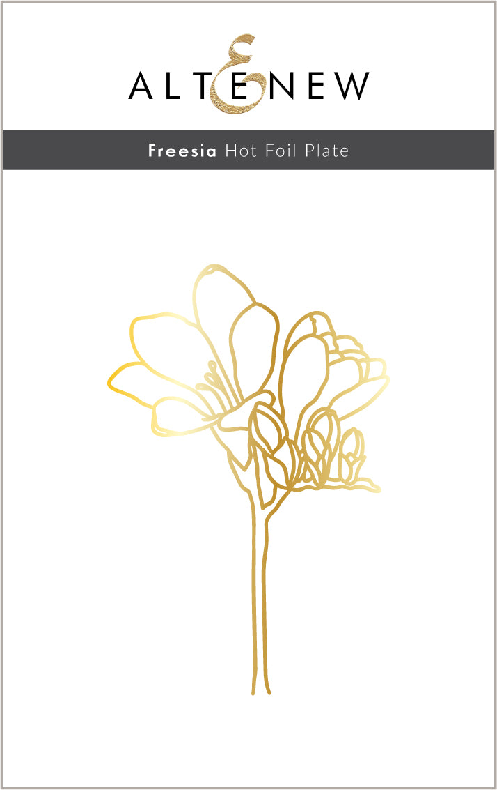 Freesia - Hot Foil Plate & Stencil Bundle