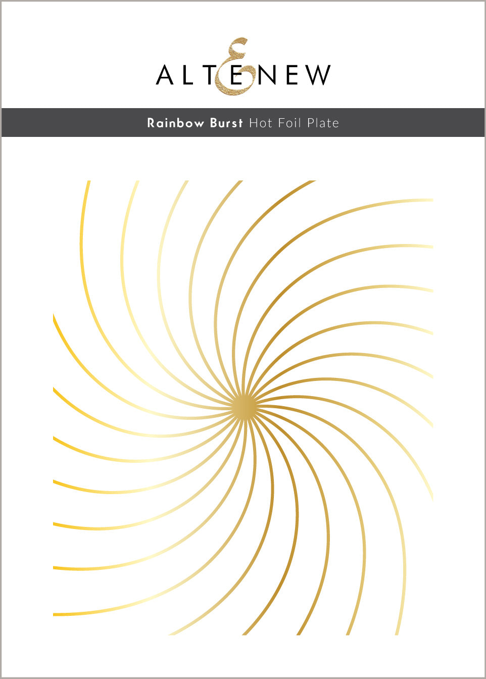 Rainbow Burst - Hot Foil Plate & Stencil Bundle