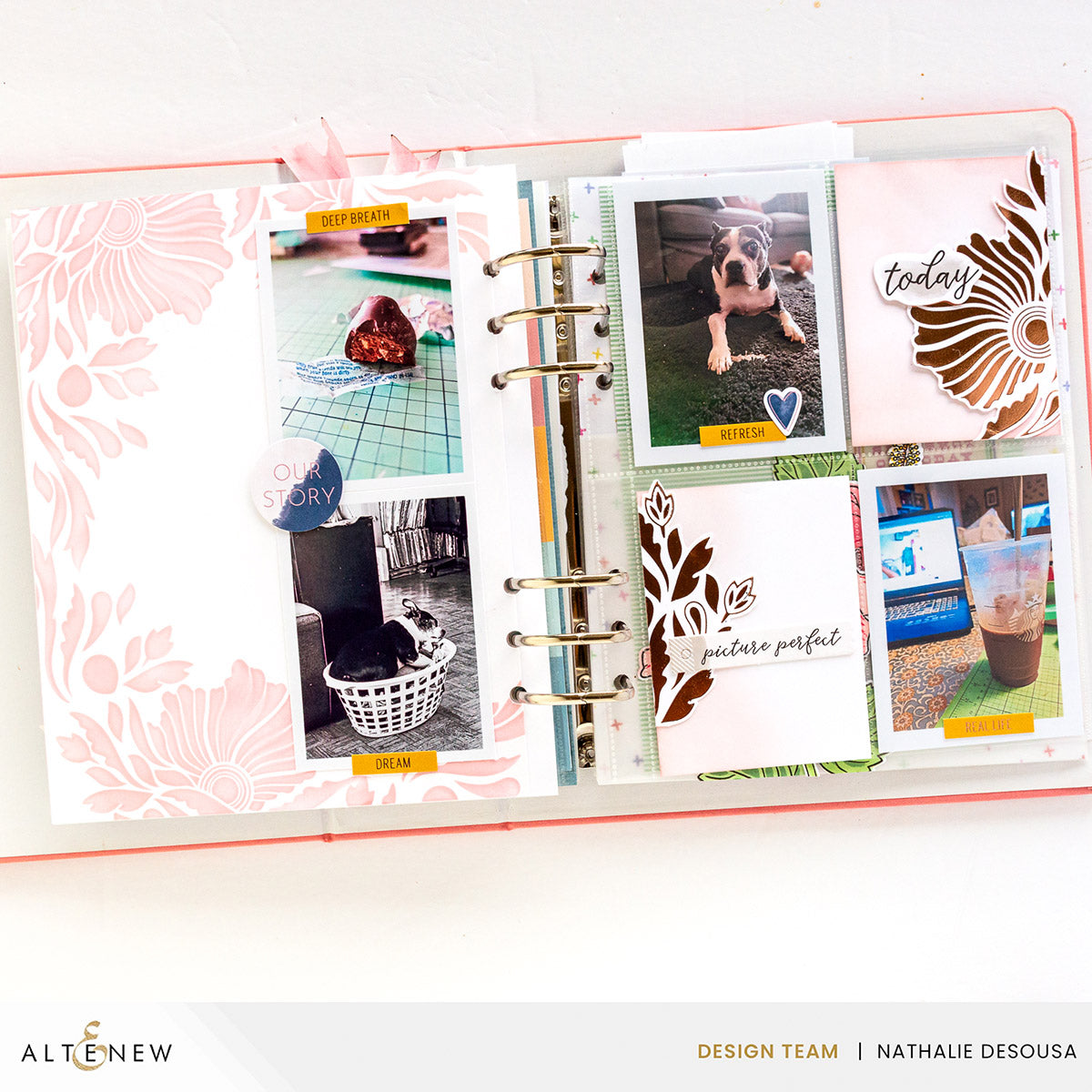 Fanning Foliage - Hot Foil Plate