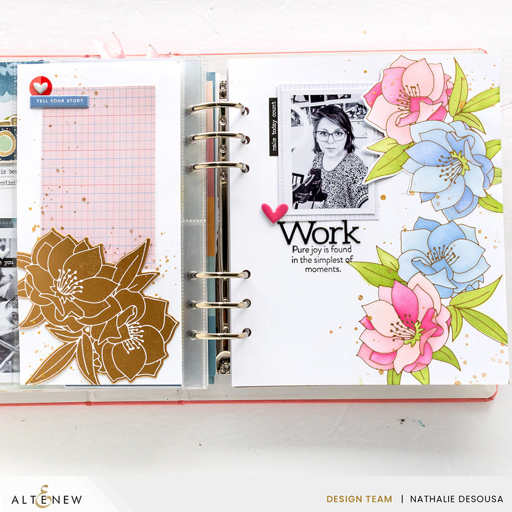 Spark Joy Black Hellebore - Hot Foil Plate & Stencils