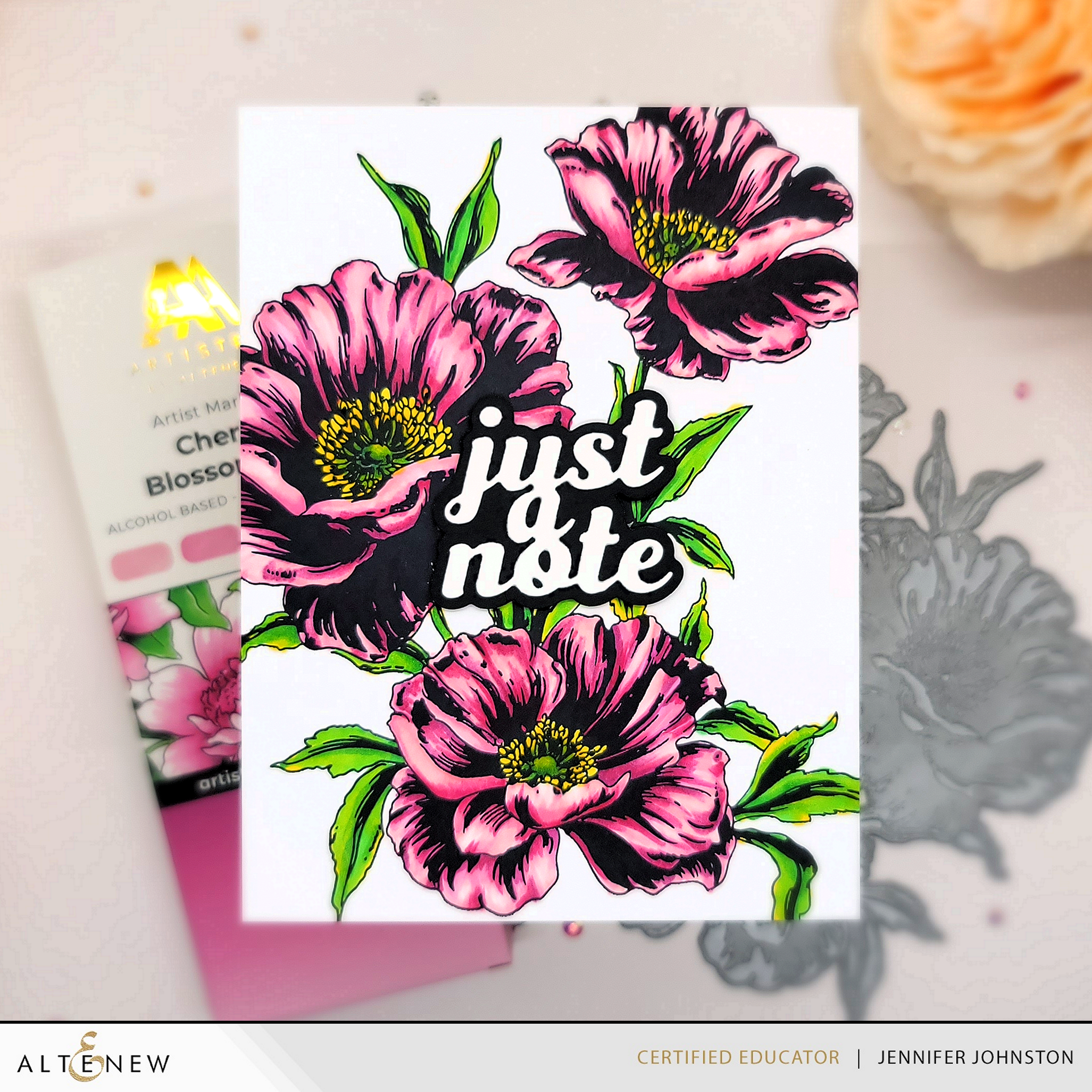 Inked Poppies - Press Plate Set