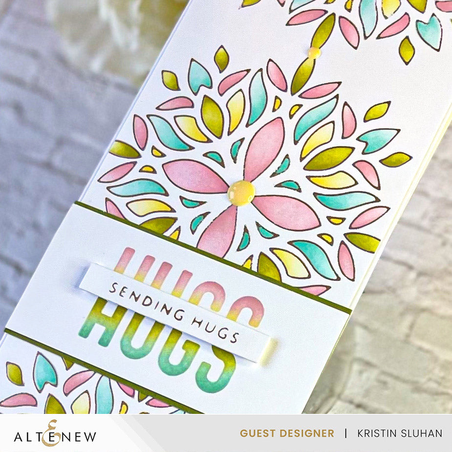 Spark Joy Folk Mandala Hot Foil Plate & Stencil Bundle