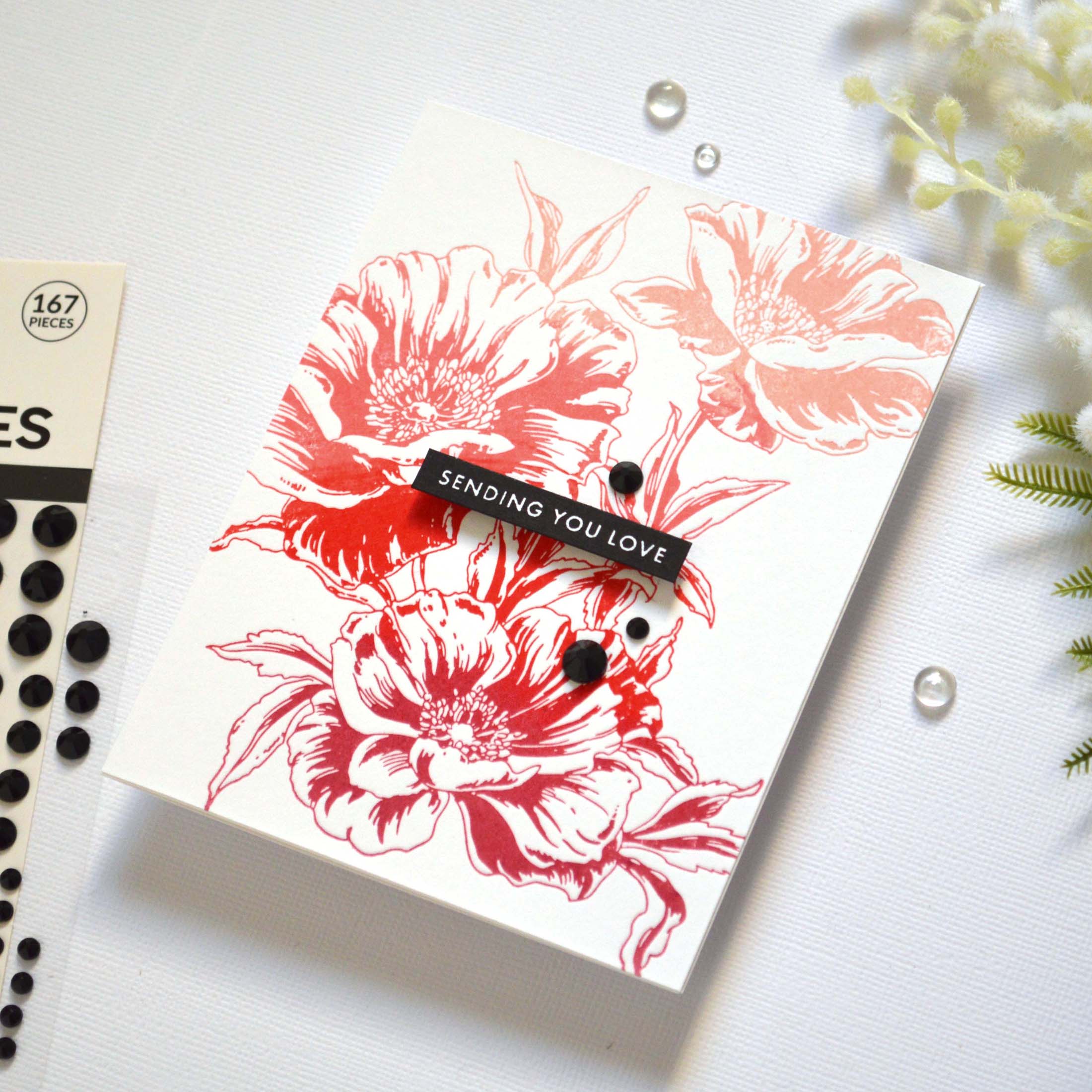 Inked Poppies - Press Plate Set