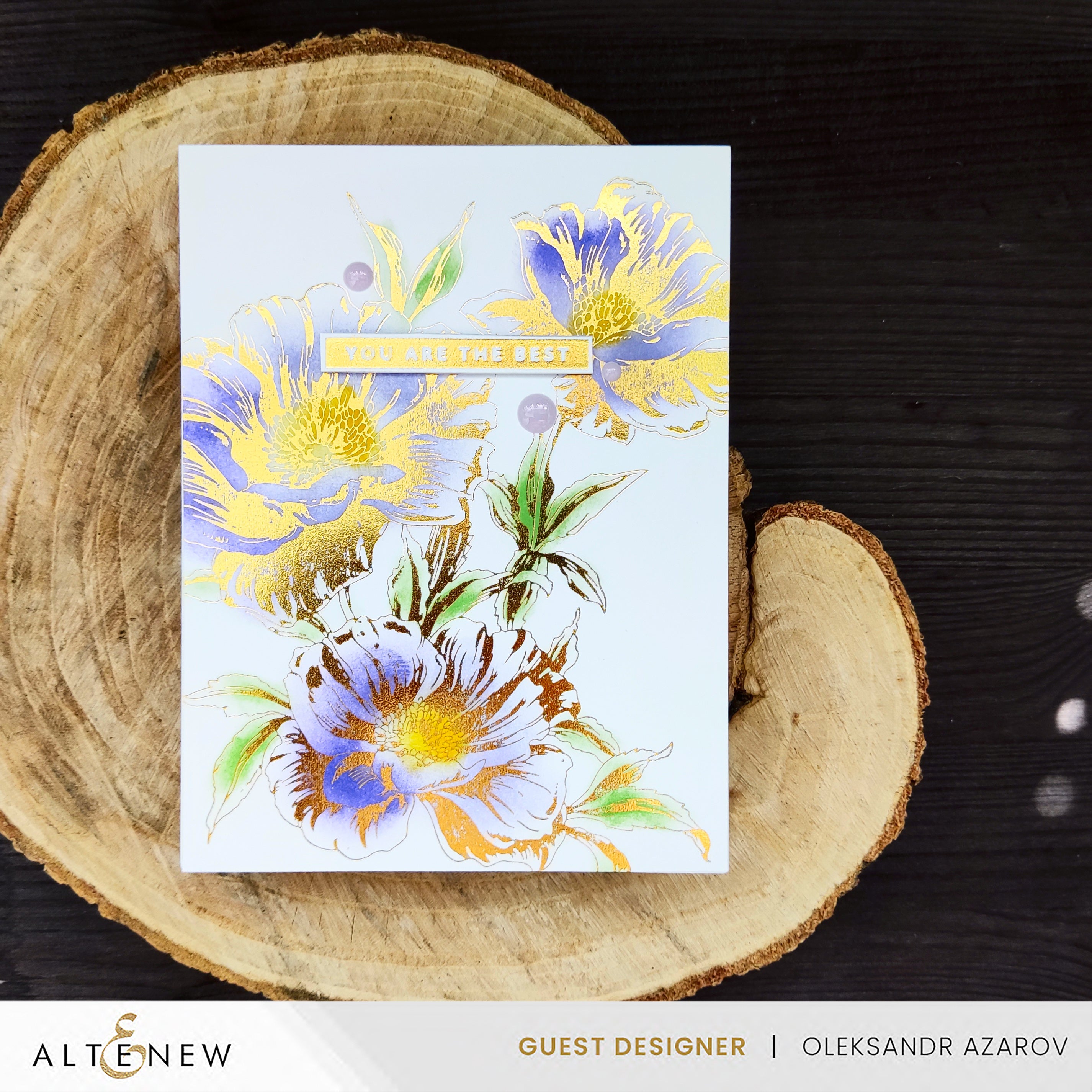 Inked Poppies - Press Plate Set