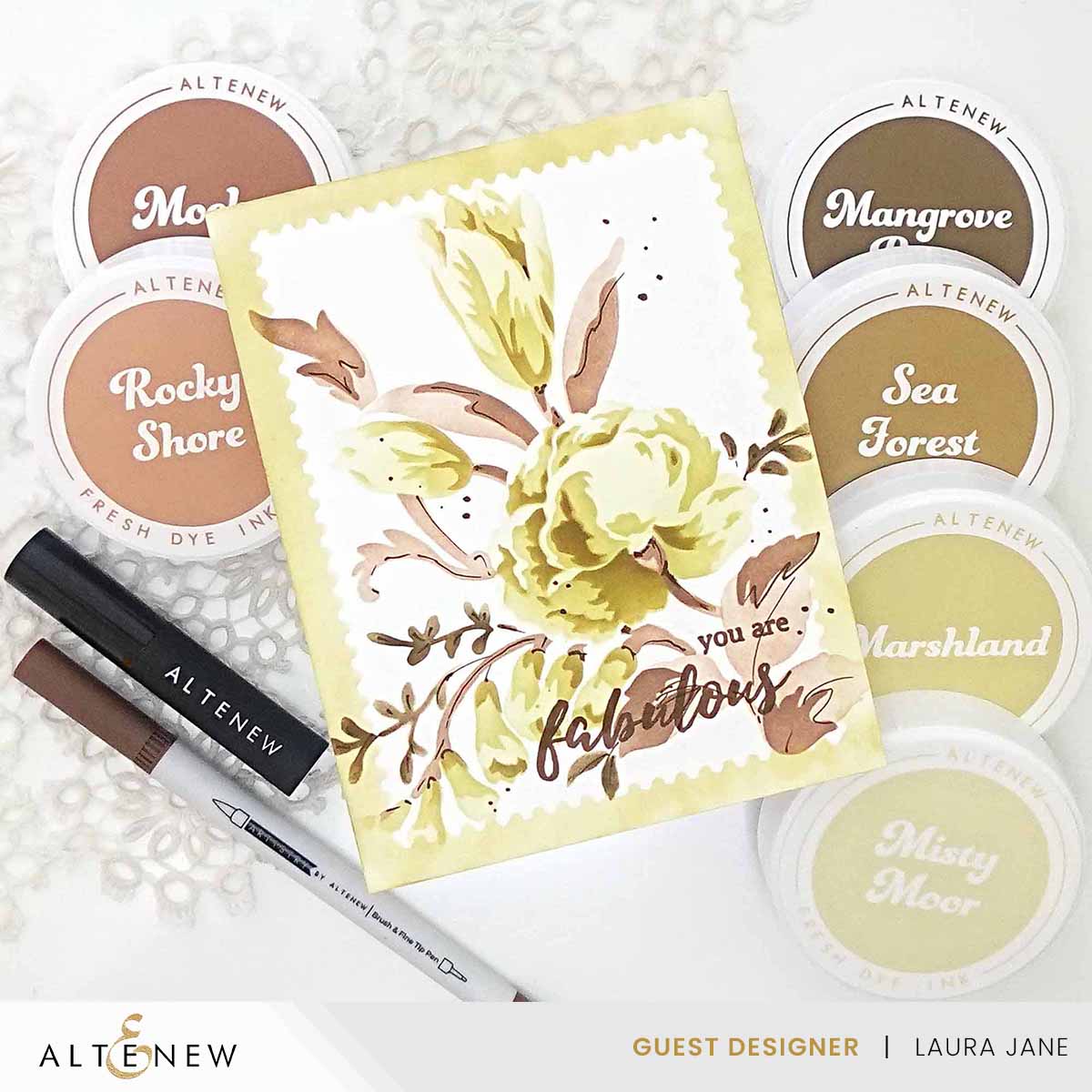 Spark Joy Ornamental Bouquet Hot Foil Plate & Stencil Bundle