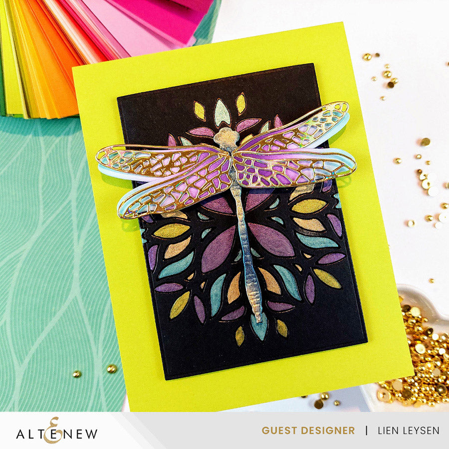 Spark Joy Folk Mandala Hot Foil Plate & Stencil Bundle