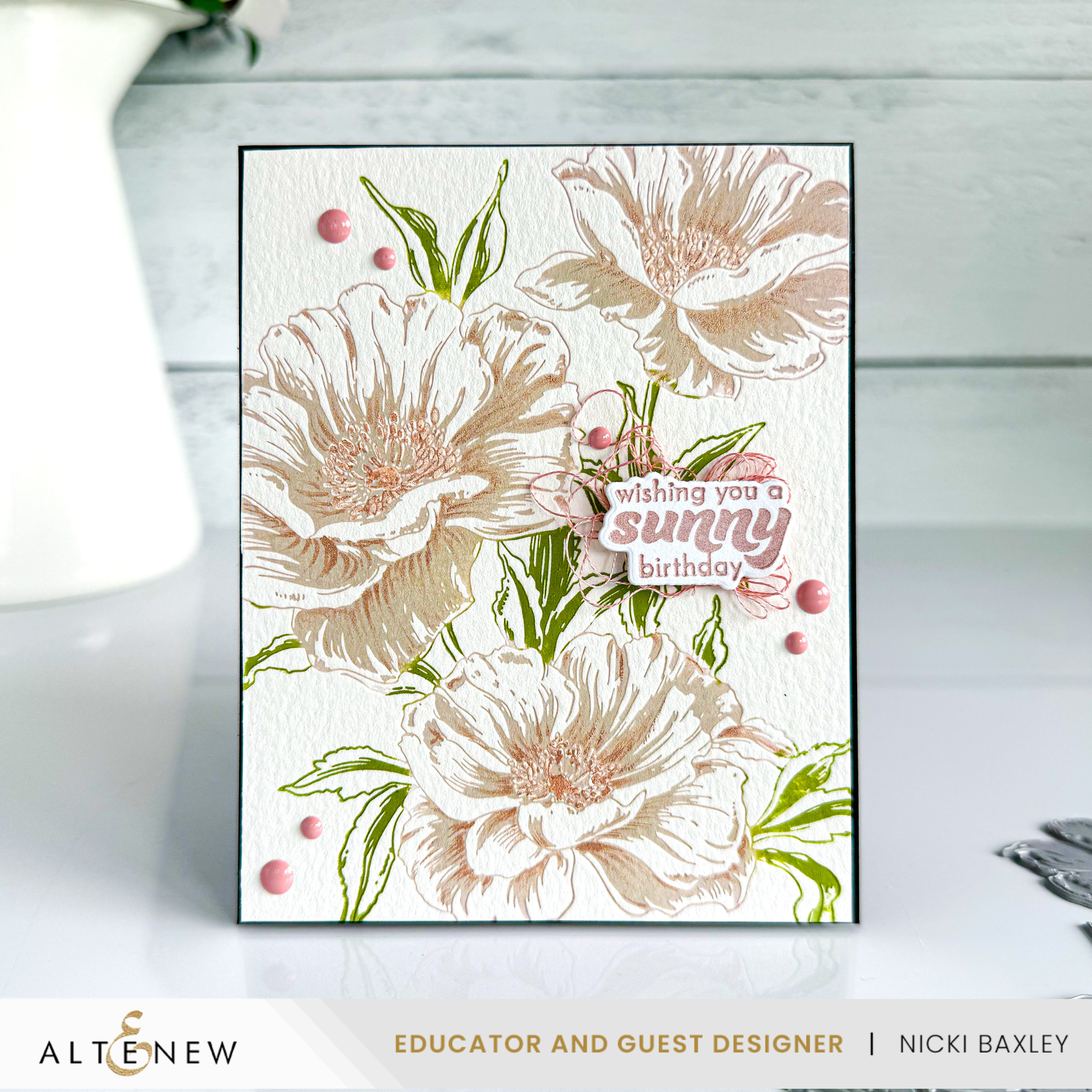 Inked Poppies - Press Plate Set