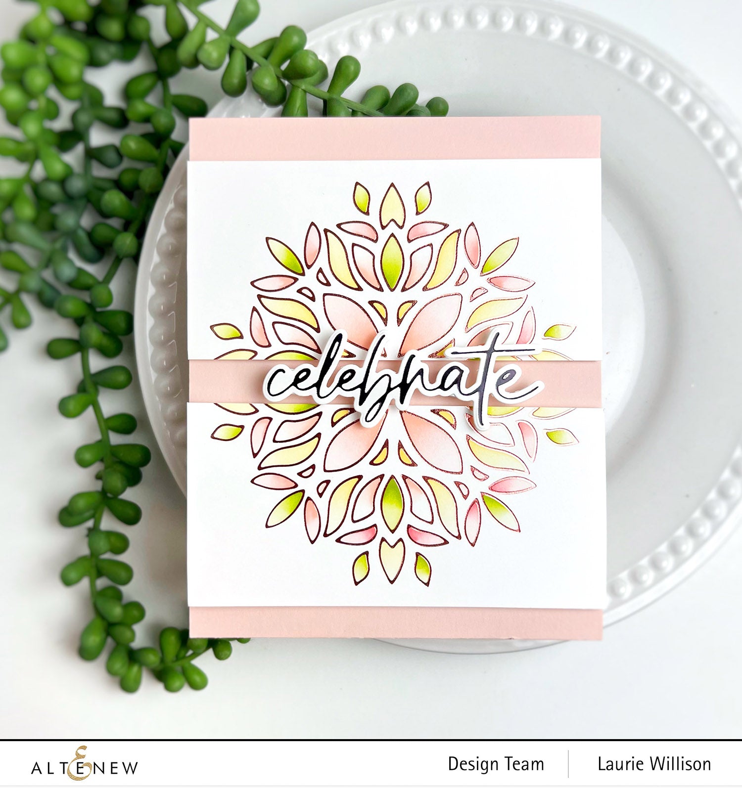 Spark Joy Folk Mandala Hot Foil Plate & Stencil Bundle