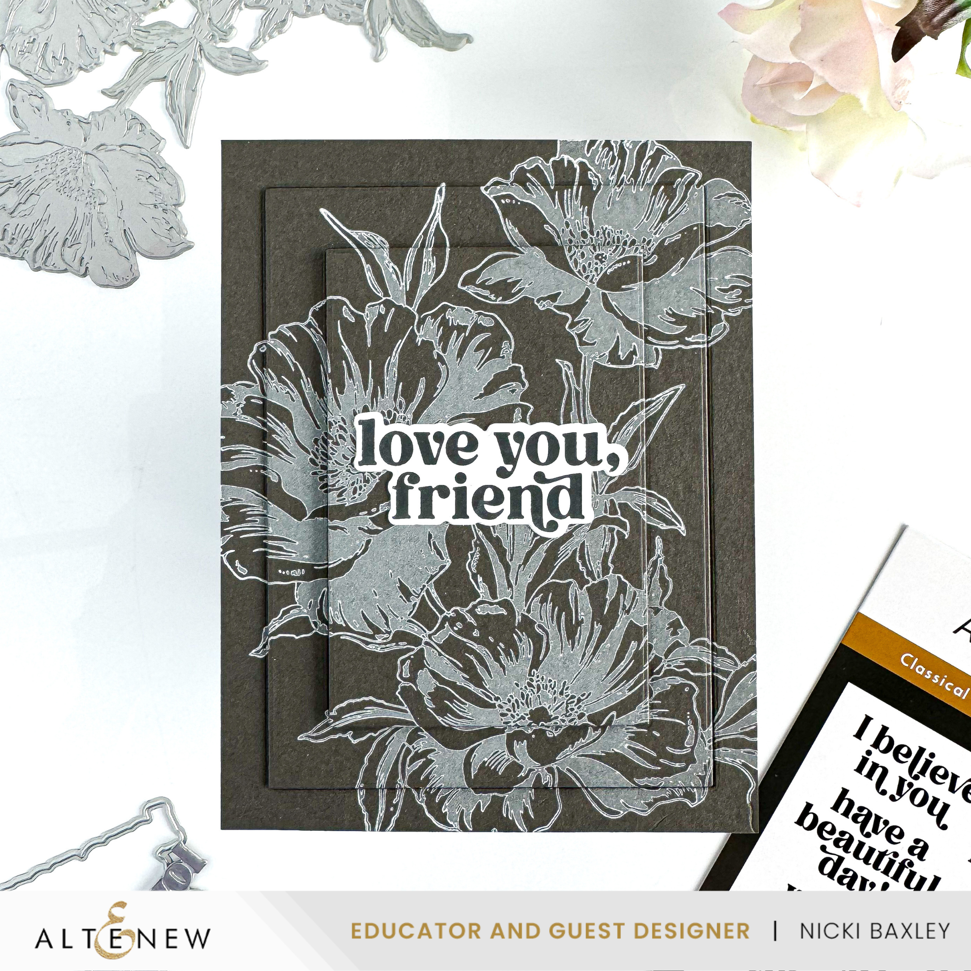 Inked Poppies - Press Plate Set