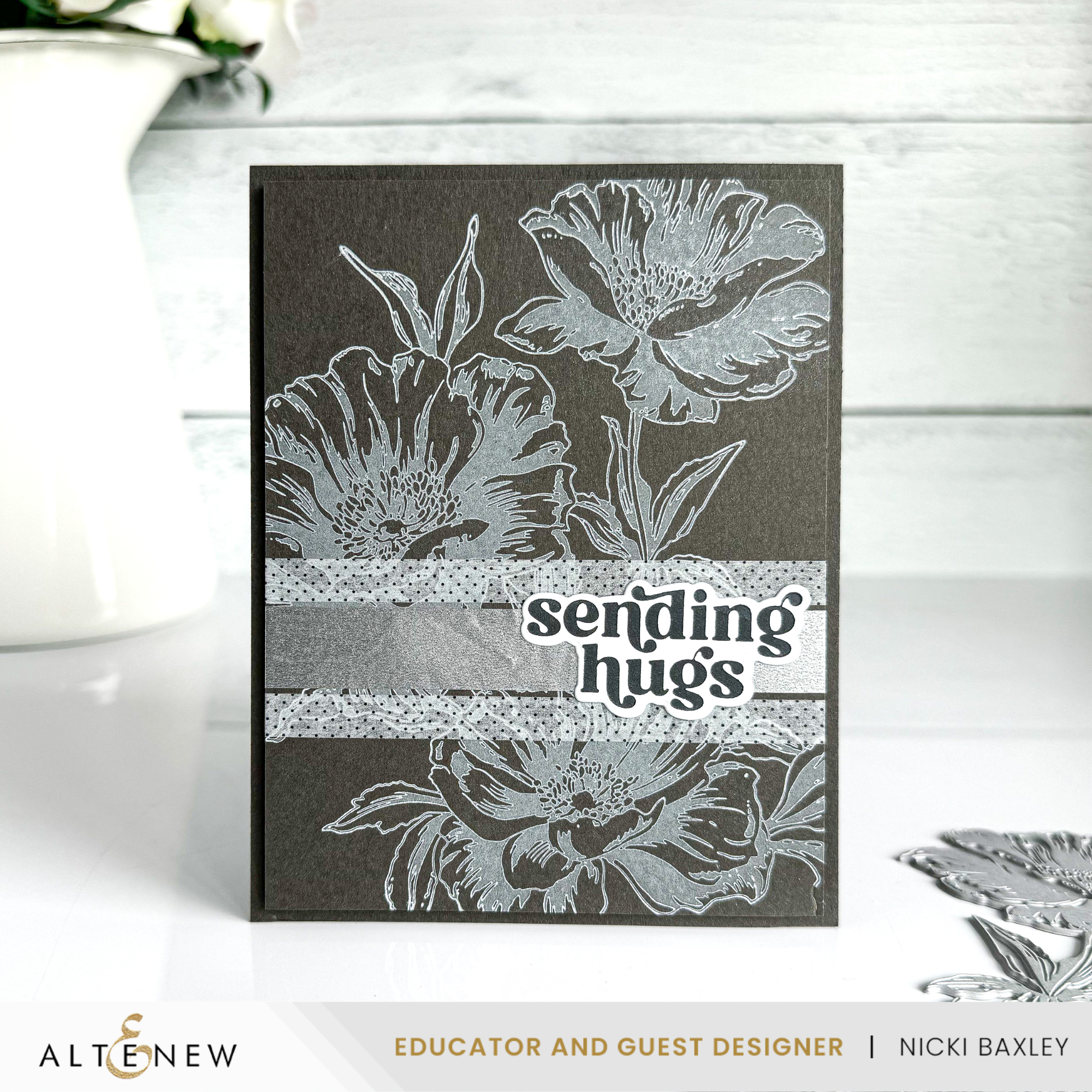 Inked Poppies - Press Plate Set