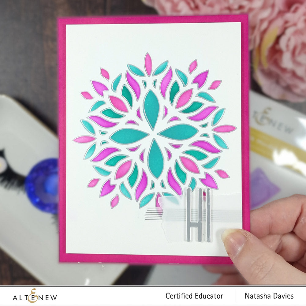 Spark Joy Folk Mandala Hot Foil Plate & Stencil Bundle