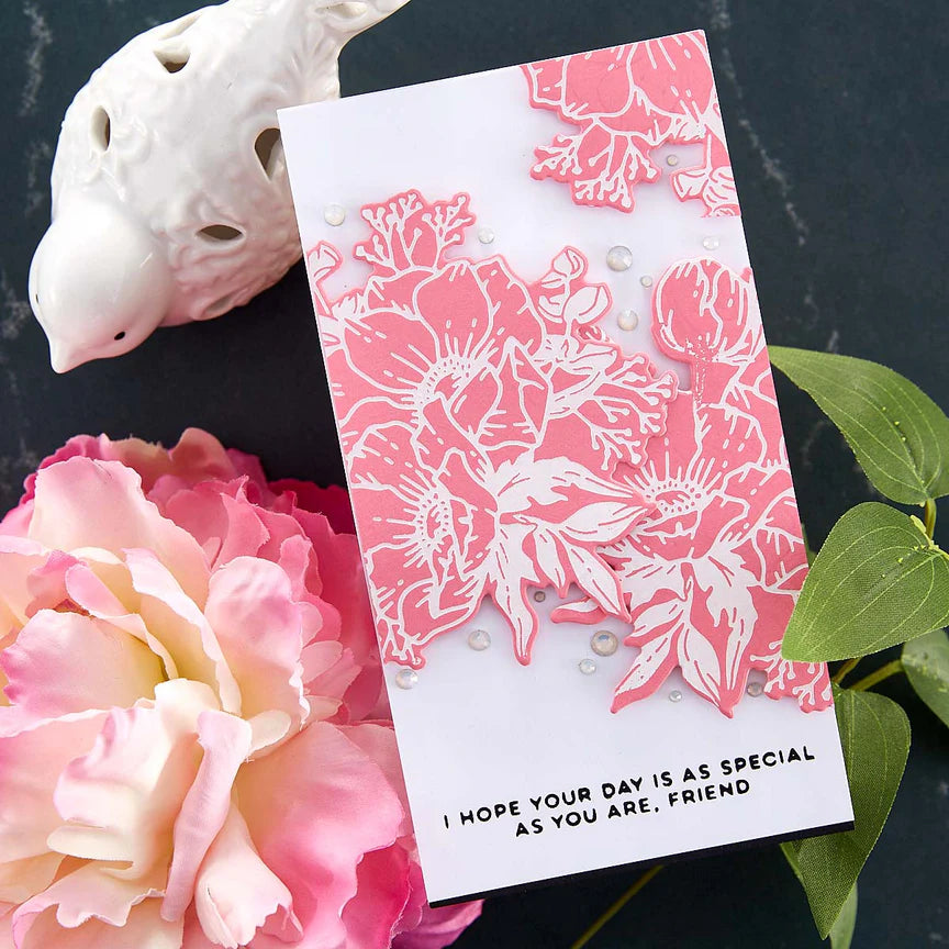 Anemone Glimmer Blooms Glimmer Hot Foil Plate & Die Set from the Anemone Blooms Collection by Yana Smakula - GLP-358